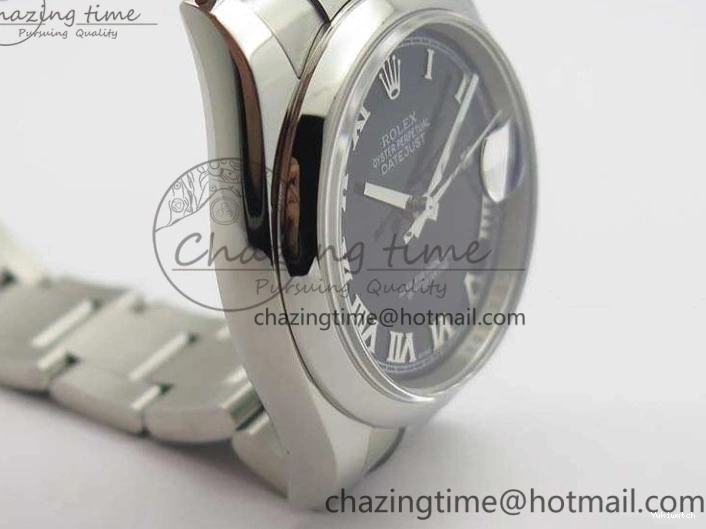 DateJust SS 36mm Best 904L SA3135 Bracelet 116200 Roman Dial SS On ARF Black Oyster 1:1 Edition 0322